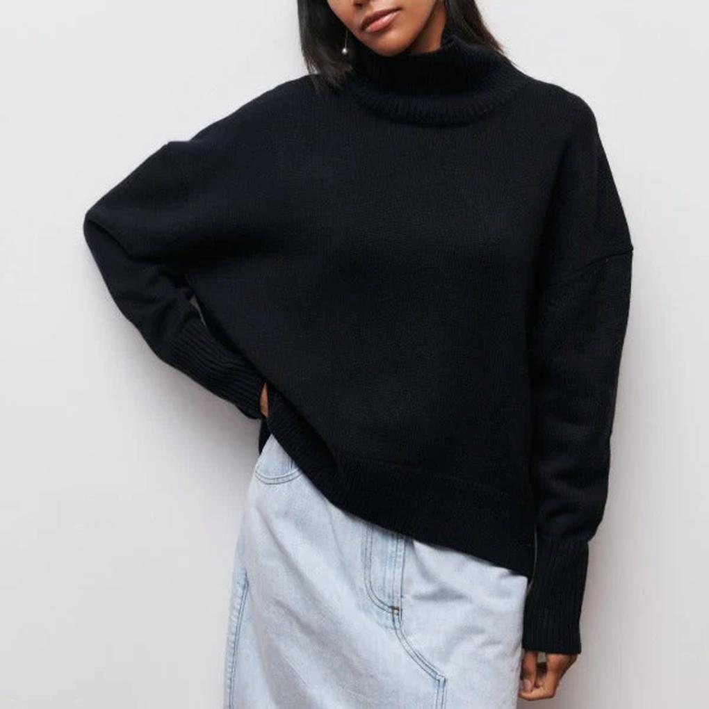 Women’s Roll-Neck Sweater – Winter Staple