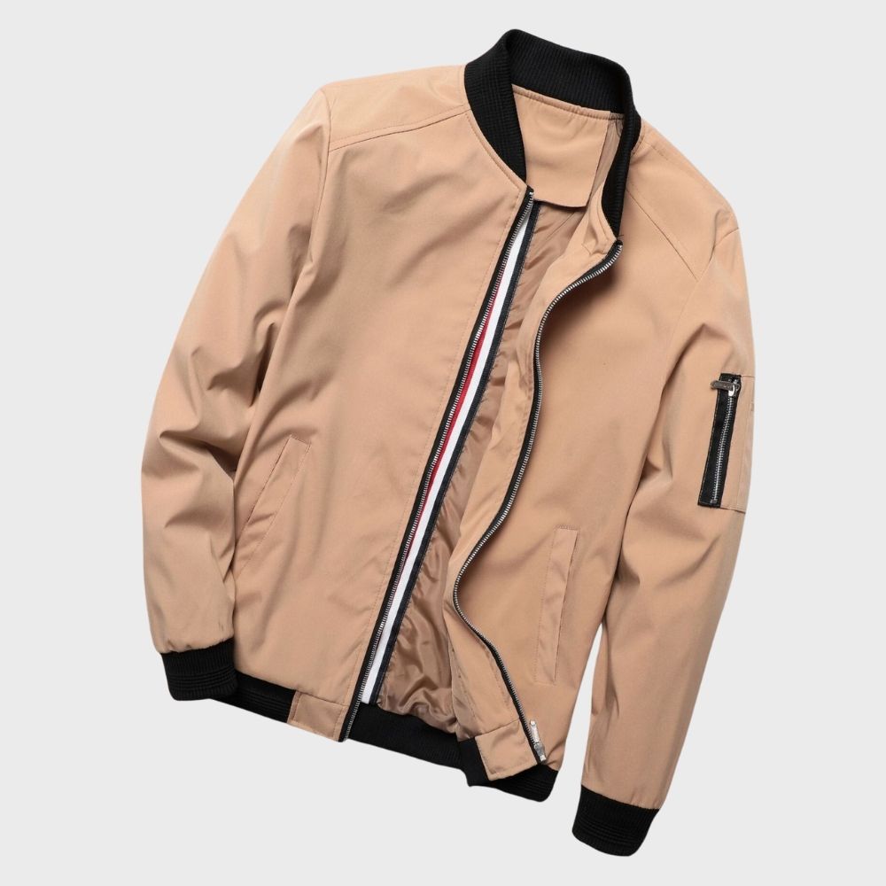 Men's All-Season Bomber Jacket Lightweight & Stylish