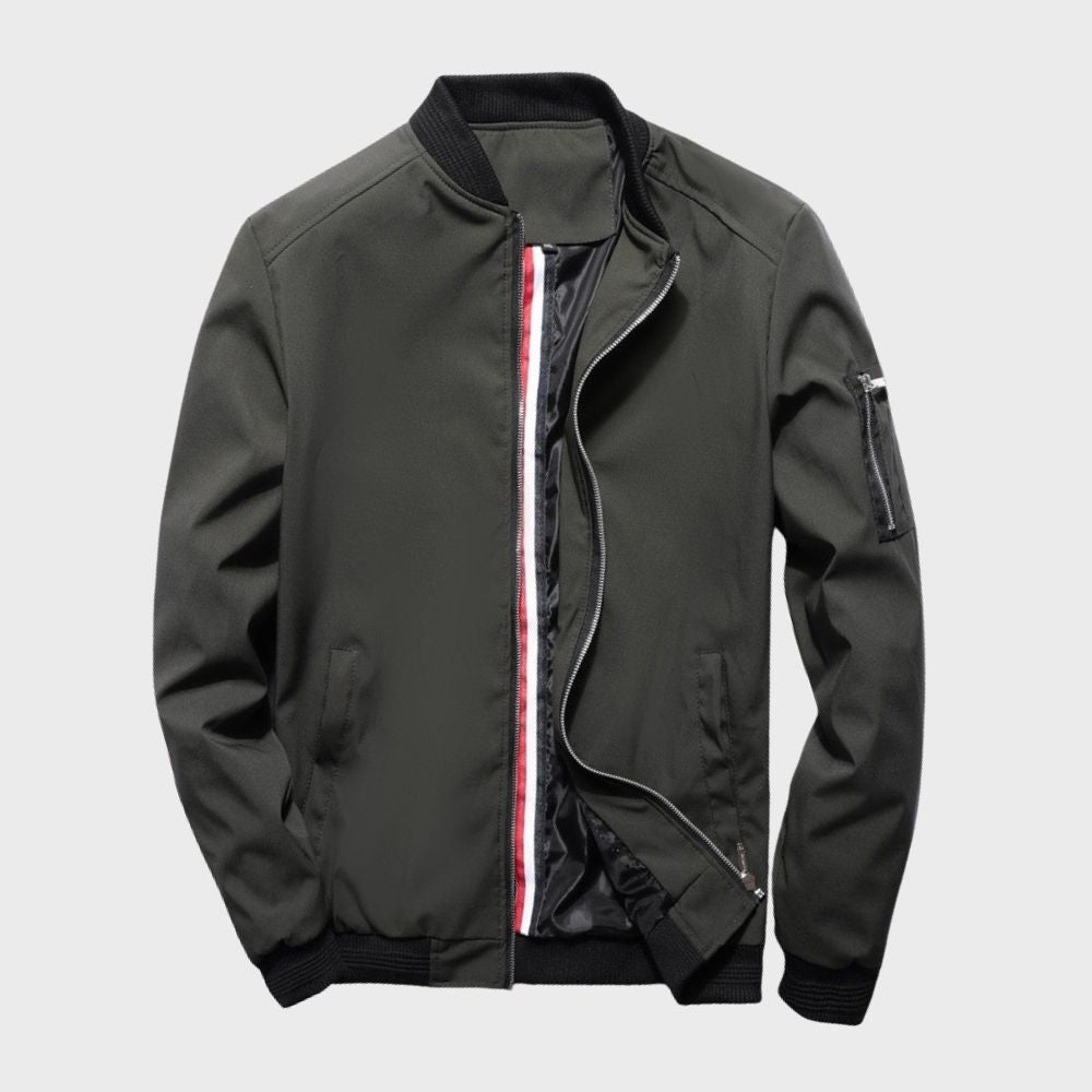 Men's All-Season Bomber Jacket Lightweight & Stylish