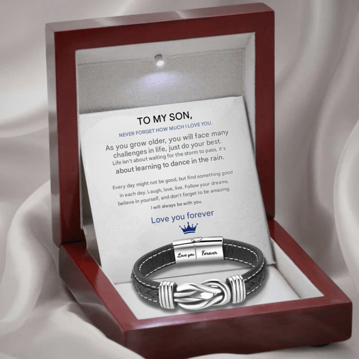 Men's Infinity Bracelet