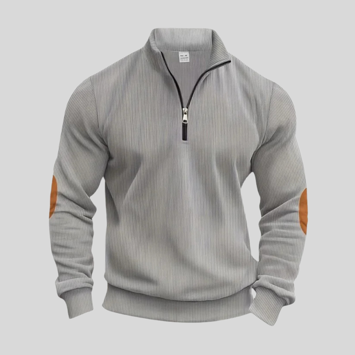 Men’s Pullover with Ribbed Cuffs