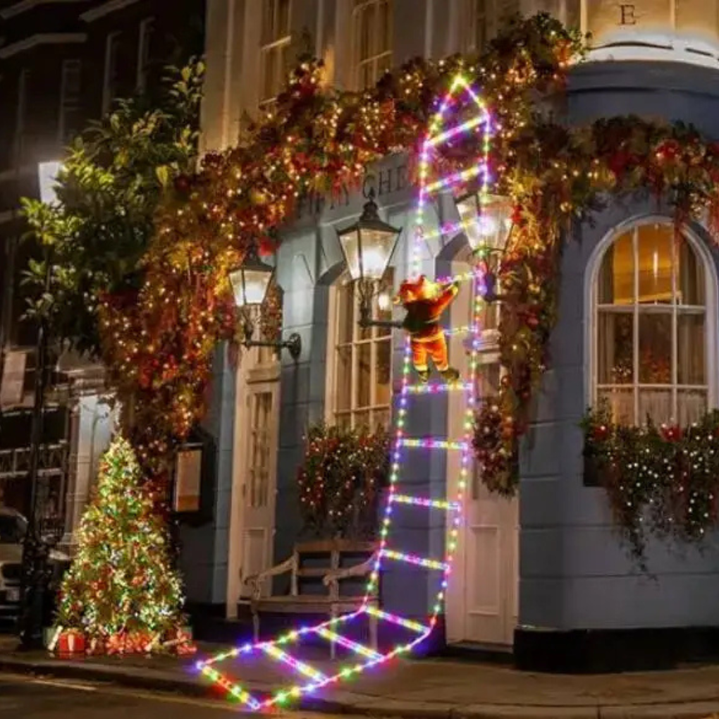 Climbing Santa Decoration