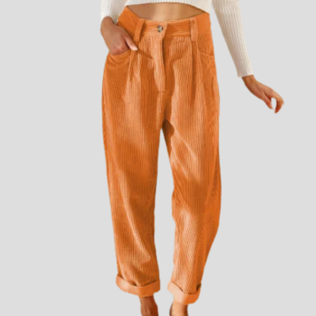 Stylish Corduroy Trousers – Casual Flair with Texture