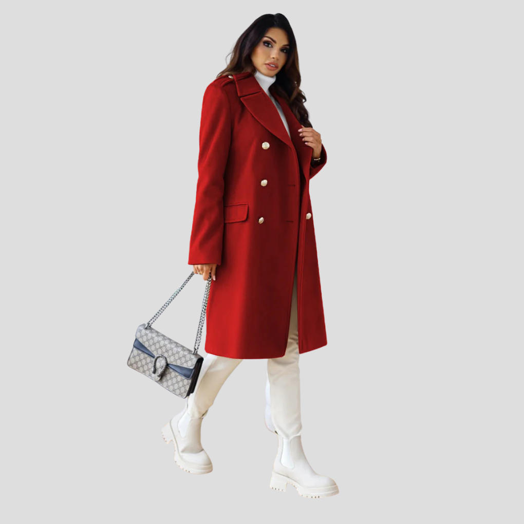 Women’s Double-Breasted Coat