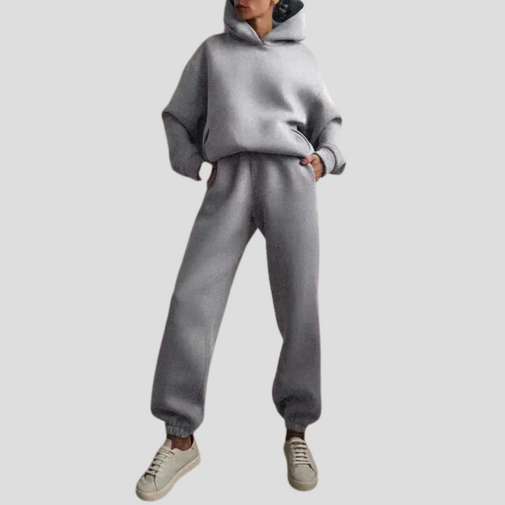 Women’s Hoodie & Jogger Set – Relaxed Winter Lounge Wear