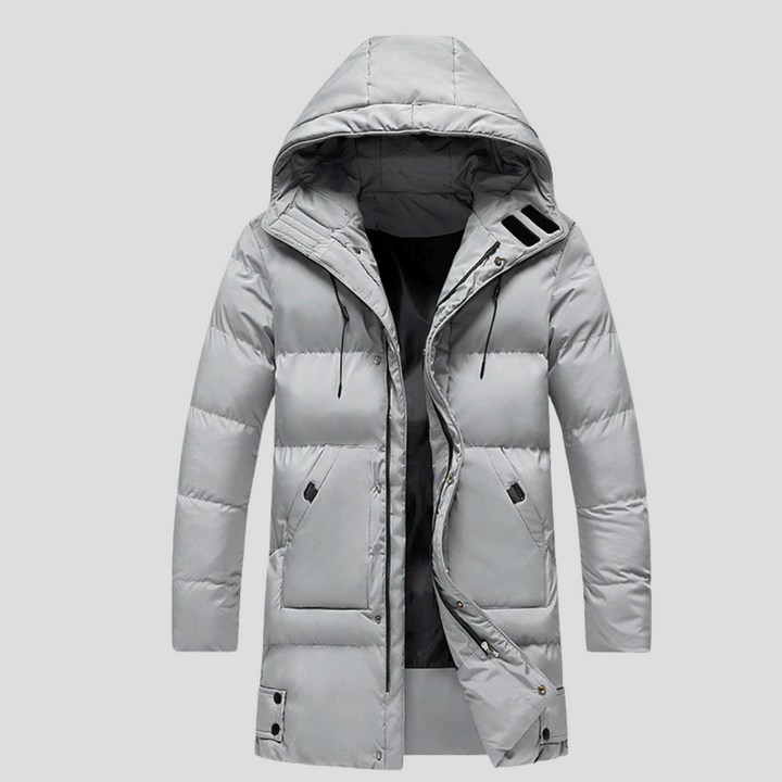 Men’s Parka Coat – Elegant Shield for Harsh Weather
