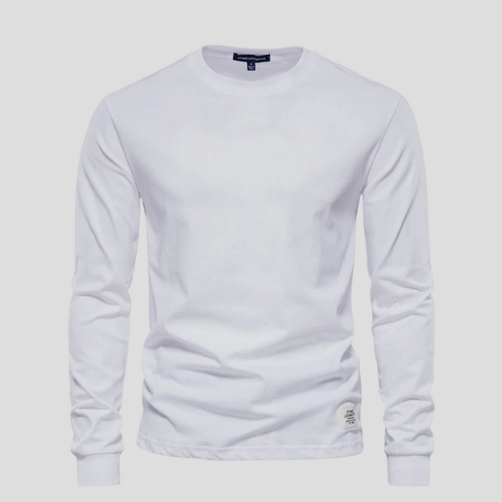 Men’s Long-Sleeved Round-Neck Shirt