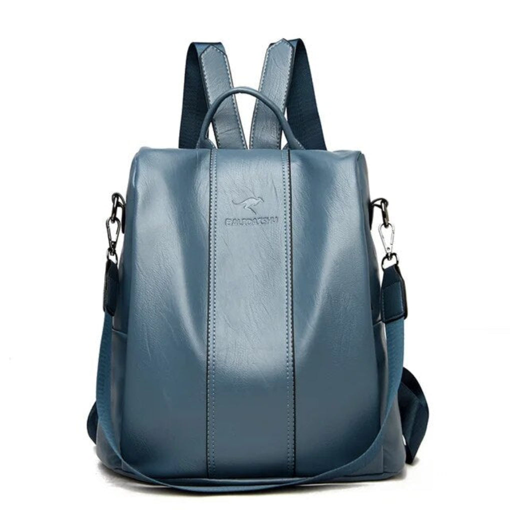 Chic Anti-Theft Backpack for Women – Stylish Leather Design with Concealed Storage