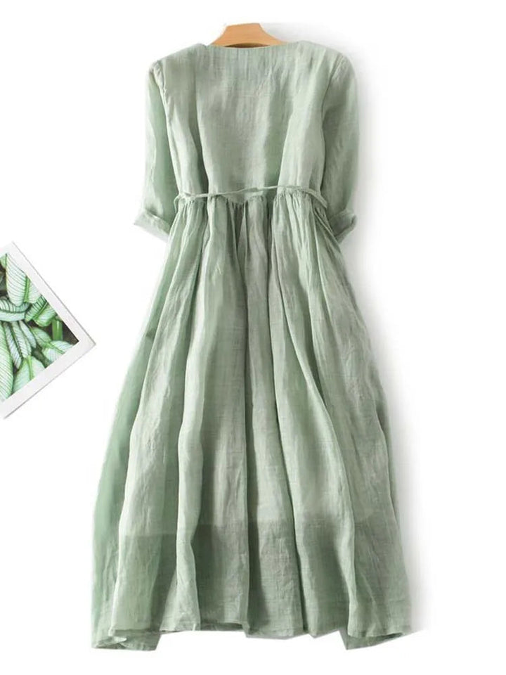 Long Linen Dress – Effortless Elegance for Summer Days