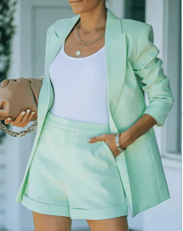 Blazer Short Set