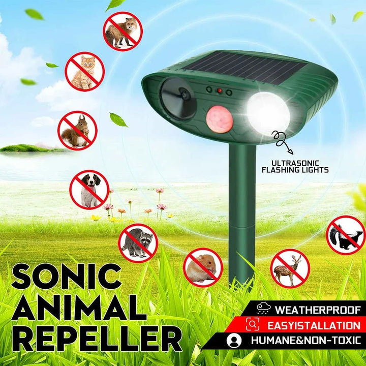 Ultrasonic Chipmunk Repeller and Solar Powered