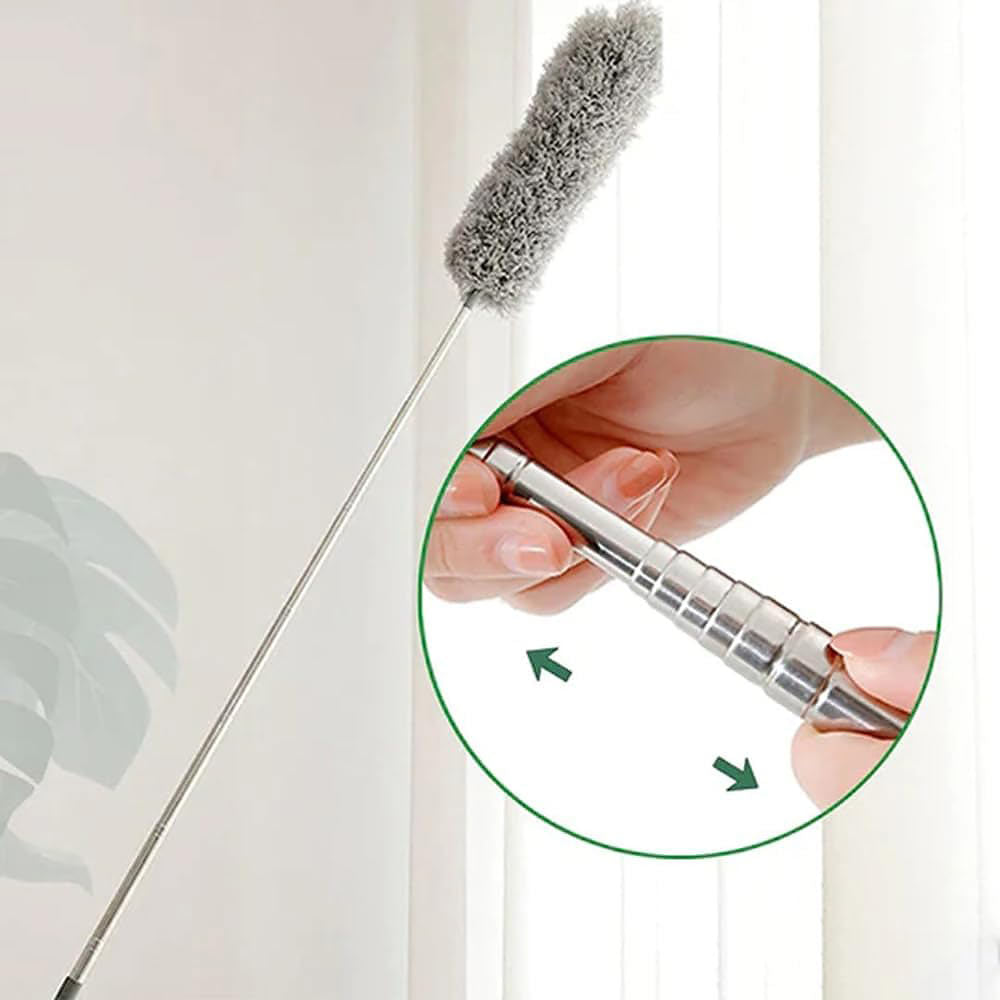 Telescopic Feather Duster - 5 meter range and easy to wash