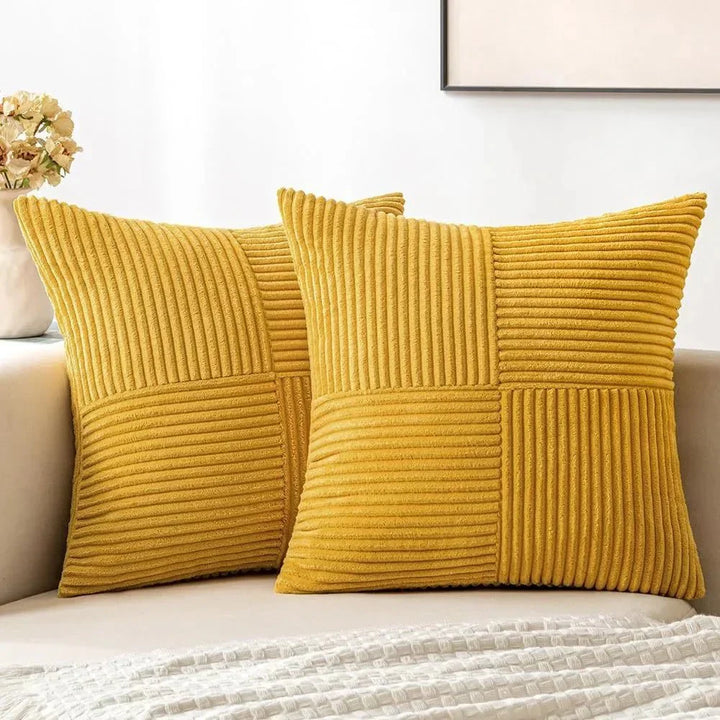 CordCush – Soft Corduroy Texture Cushion Cover