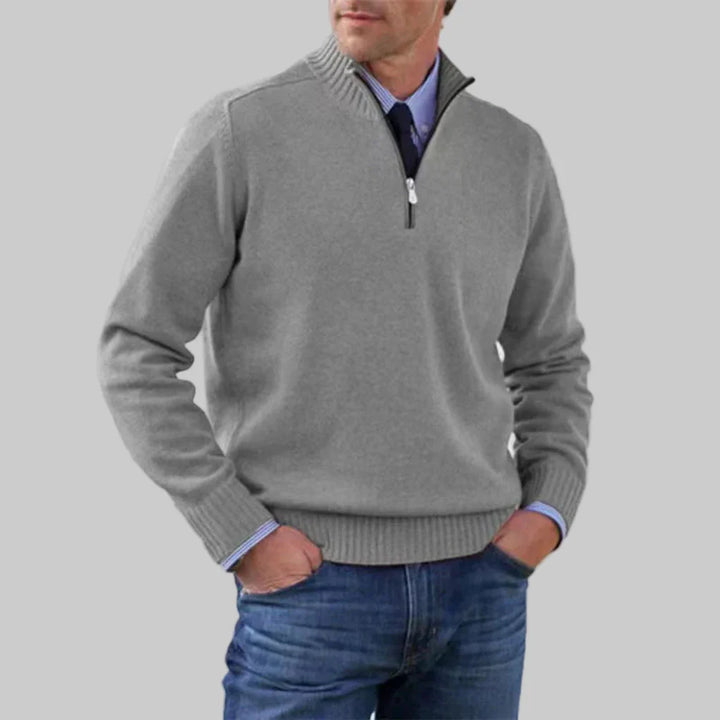 Men’s Half-Zip Sweater – Layered Style with Seasonal Appeal
