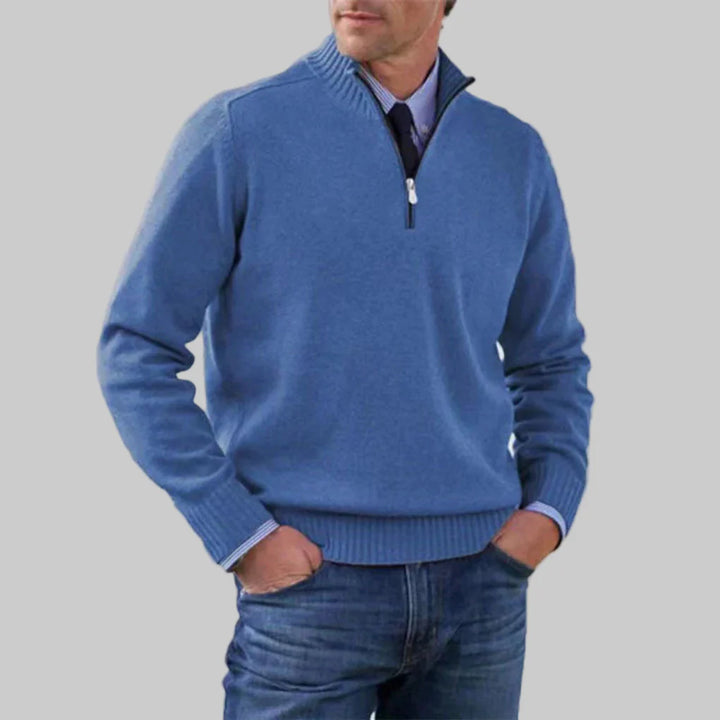 Men’s Half-Zip Sweater – Layered Style with Seasonal Appeal