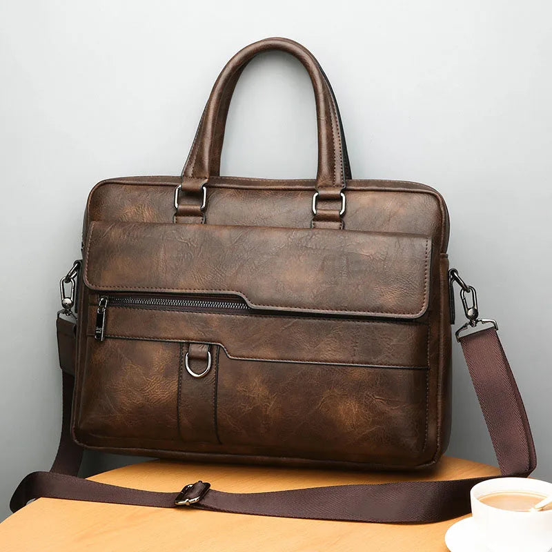 Stylish Leather Shoulder Bag for Men