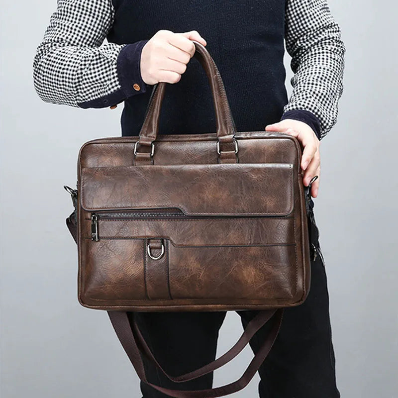 Stylish Leather Shoulder Bag for Men