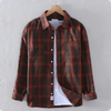 Classic Style for Autumn and Winter Men’s Plaid Shirt