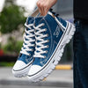 Casual Streetwear Men’s Chunky Canvas High Tops