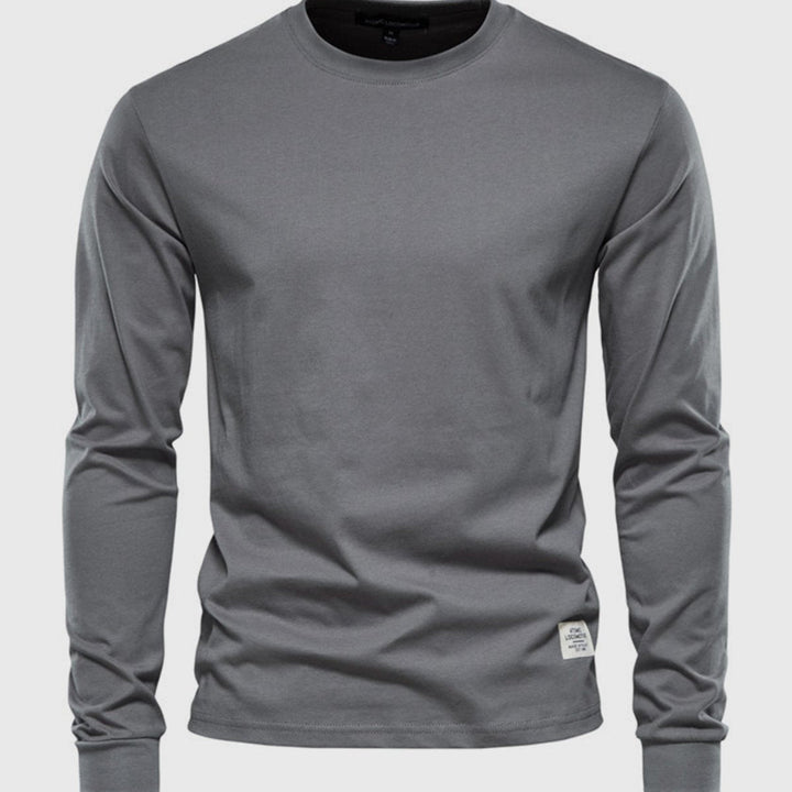 Men's Long-Sleeved Cotton Shirt – Comfort and Style for Fall/Winter