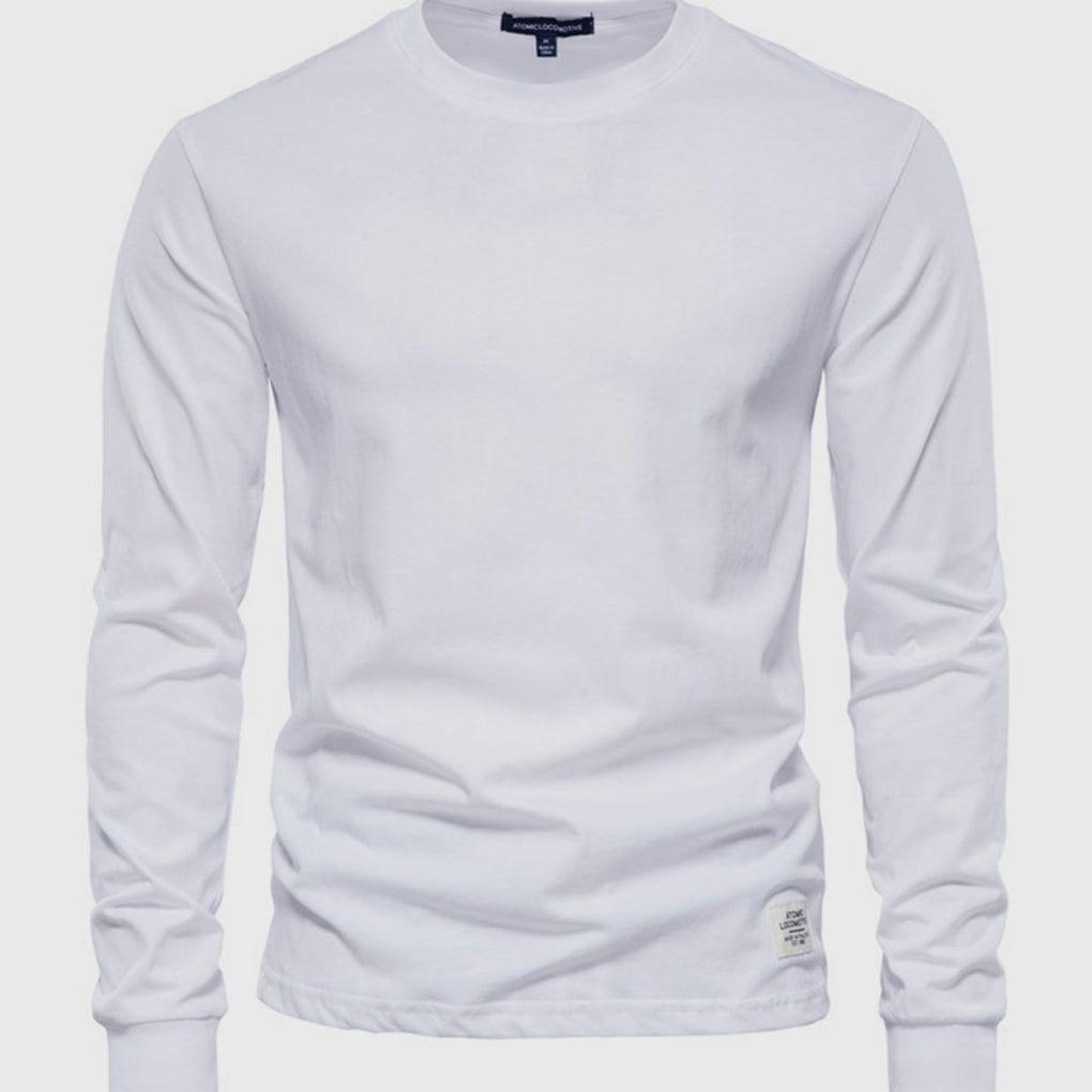 Men's Long-Sleeved Cotton Shirt – Comfort and Style for Fall/Winter