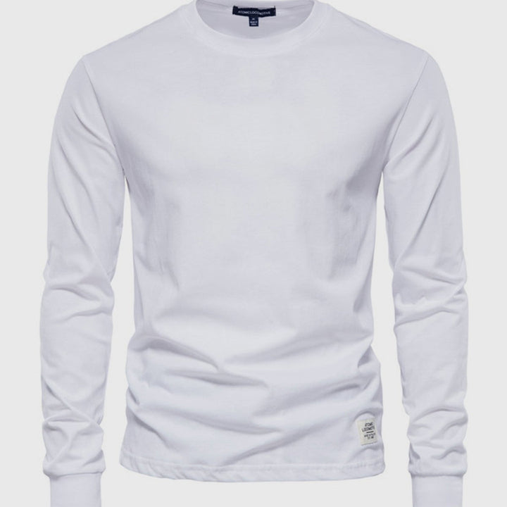 Men's Long-Sleeved Cotton Shirt – Comfort and Style for Fall/Winter