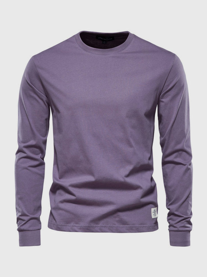 Men's Long-Sleeved Cotton Shirt – Comfort and Style for Fall/Winter