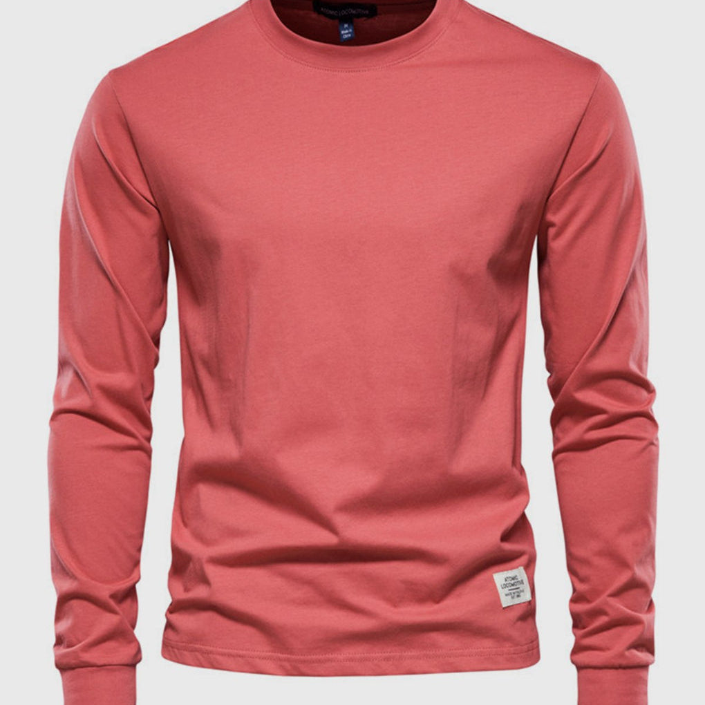 Men's Long-Sleeved Cotton Shirt – Comfort and Style for Fall/Winter