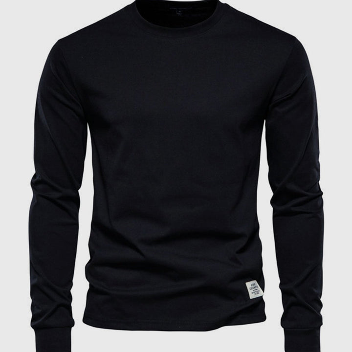 Men's Long-Sleeved Cotton Shirt – Comfort and Style for Fall/Winter