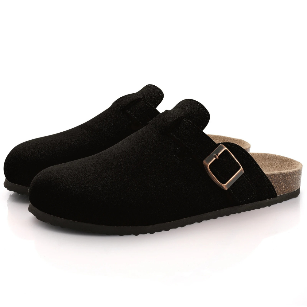 Suede Cork Slippers for Women