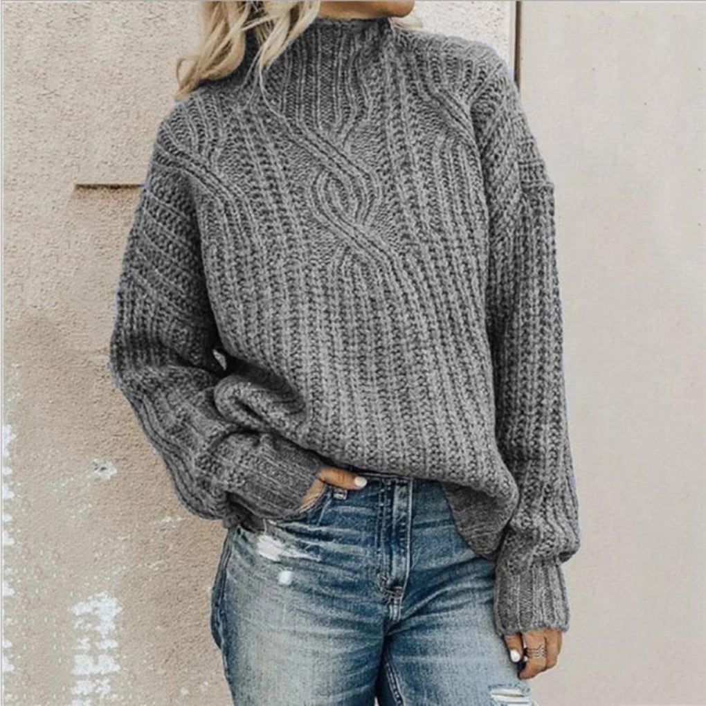 Women’s Elegant Knit Sweater – Subtle Texture with Refined Style