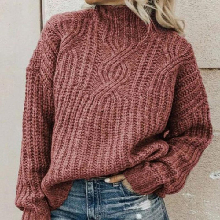 Women’s Elegant Knit Sweater – Subtle Texture with Refined Style