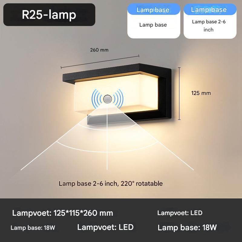 LED Outdoor Wall Light – Modern Design, Smart Functionality, and Enhanced Security