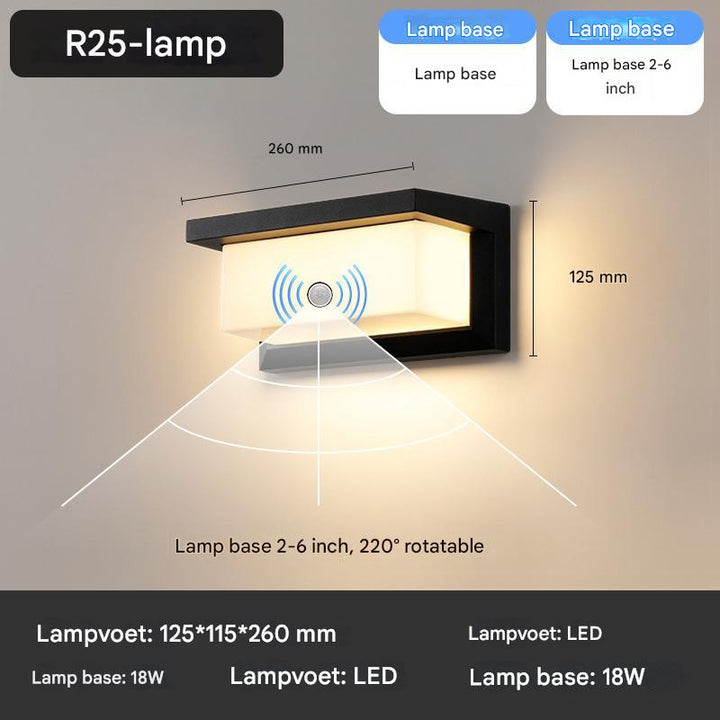 LED Outdoor Wall Light – Modern Design, Smart Functionality, and Enhanced Security