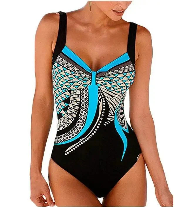 Flattering Printed Swimsuit