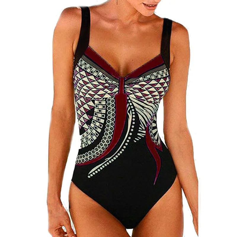 Flattering Printed Swimsuit