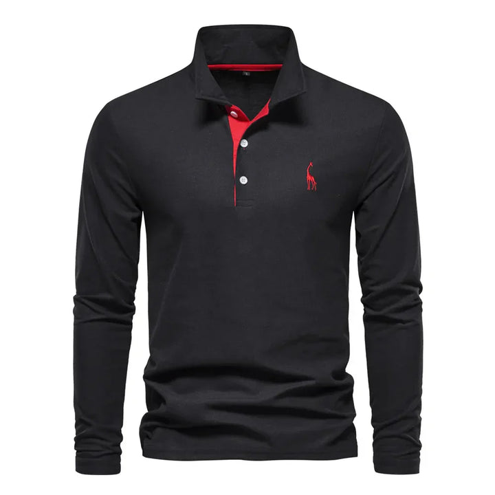 Men’s Long Sleeve Polo – Classic Style with Versatile Appeal