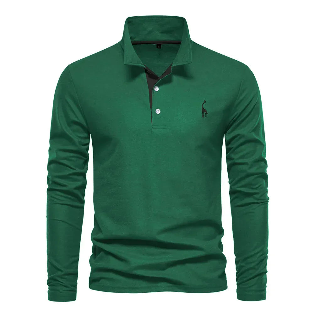 Long Sleeve Polo for men
