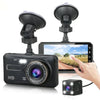 Wireless Dual Dash Camera with Night Vision & 170° Angle